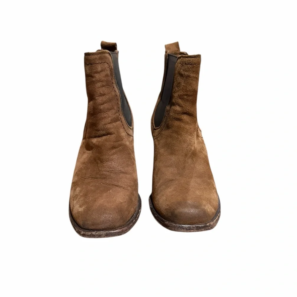 Trask brown leather
